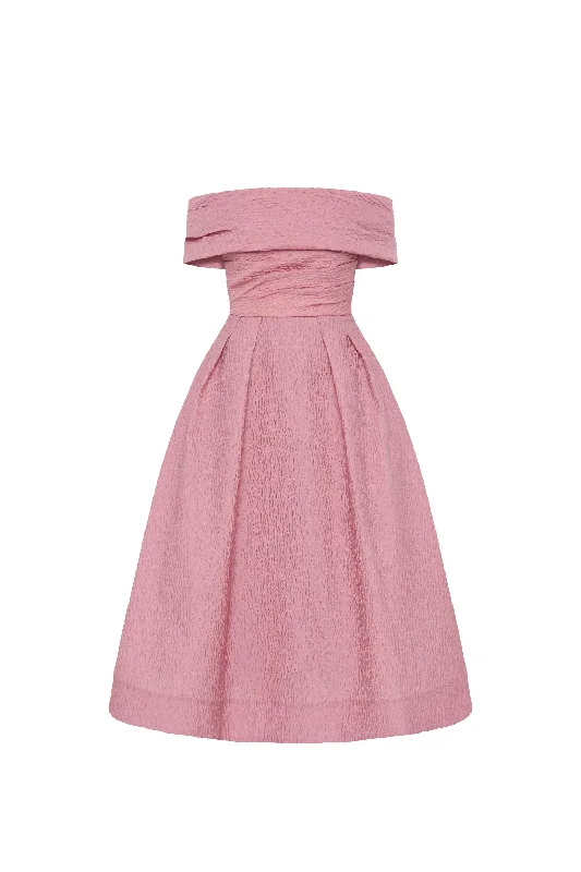 Huge Savings Adalyn Off The Shoulder Midi Dress
