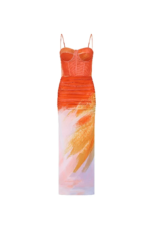 Great Bargains Frida Corset Midi Dress