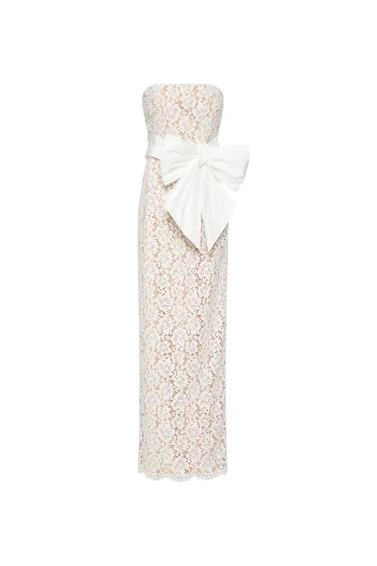 Limited Edition Floria Strapless Lace Gown