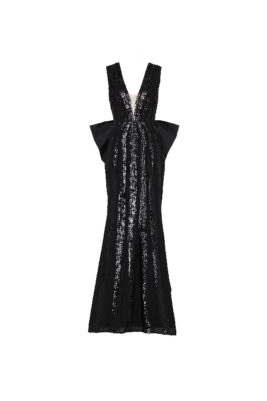 Epic Deals Davina Bow Gown Black