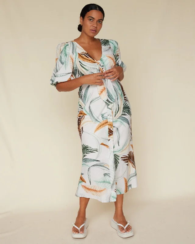 Sneak Peek Sale La Isla Linen Cocktail Dress