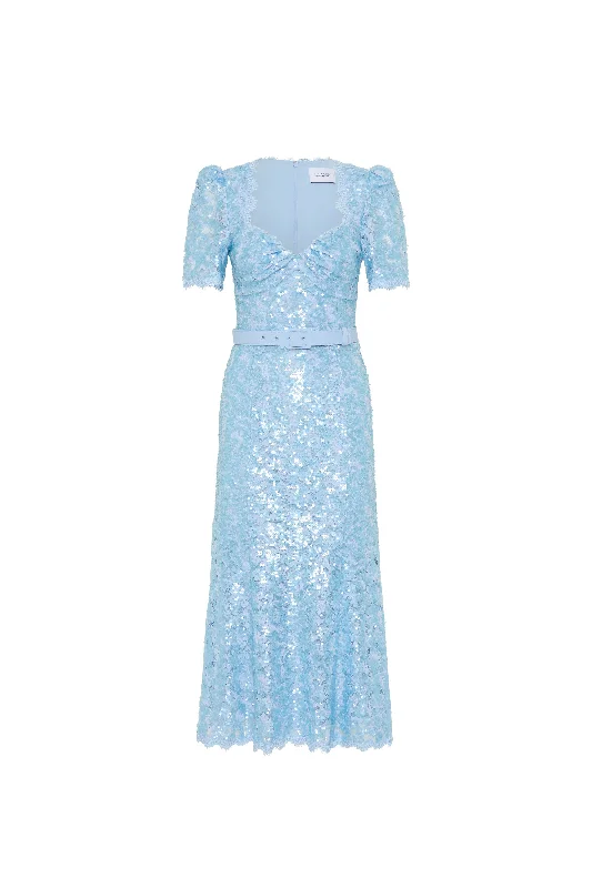 Best Bargains Leyla Short Sleeve Midi Dress