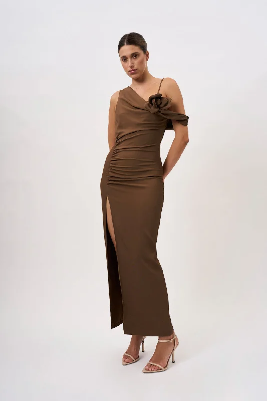 Great Bargains Juliet Ankle Dress | Final Sale - Chocolate