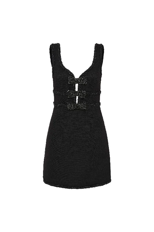 Holiday Sale Margo Bow Mini Dress