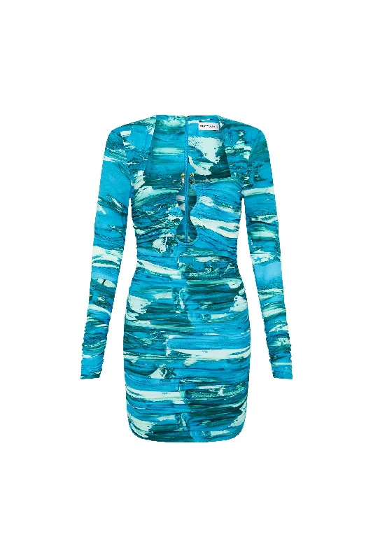 Shop and Save Marine Mirage Mini Dress