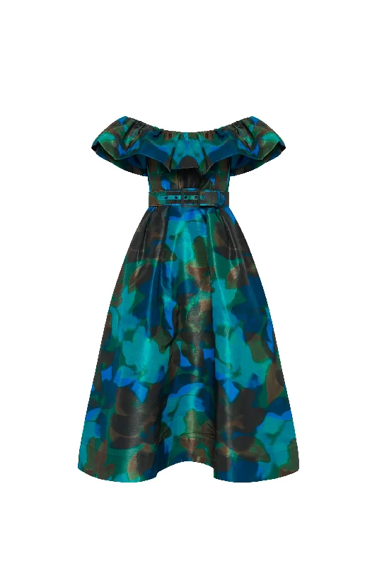 Super Bargain Night Shade Midi Dress