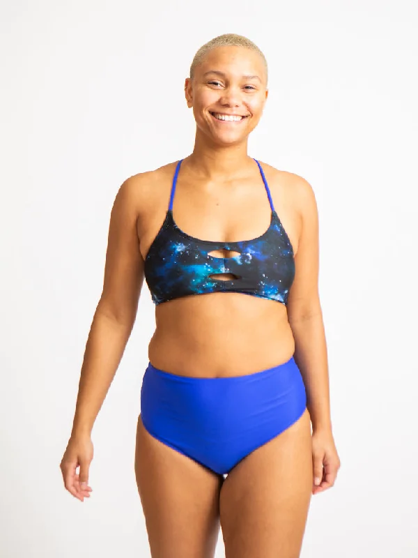 Referral Discount Claire Eco Friendly Adjustable Surf Bikini Top - Inner Stellar