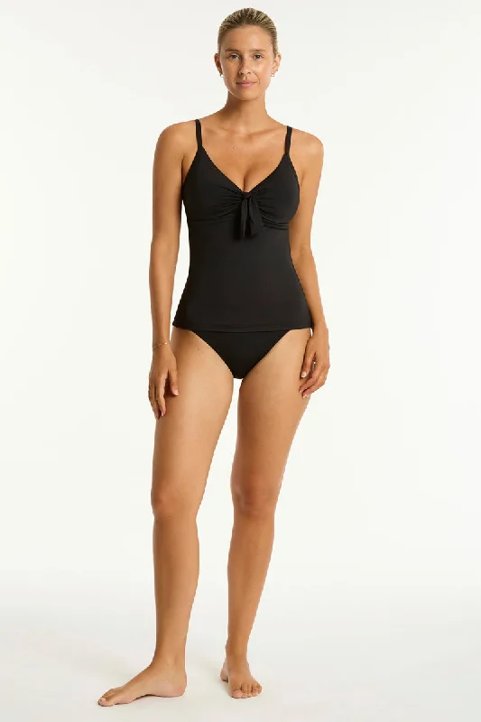Crazy Deals Essentials Edit Tie Front DD/E Tankini