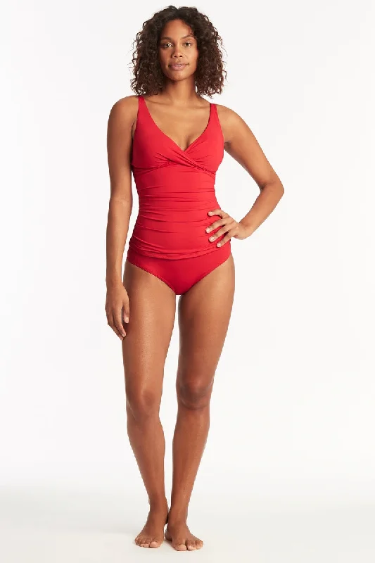 The Best Prices Eco Essentials Cross Front Tankini