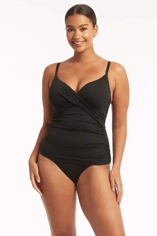 Crazy Savings Eco Essentials Twist Front DD/E Tankini